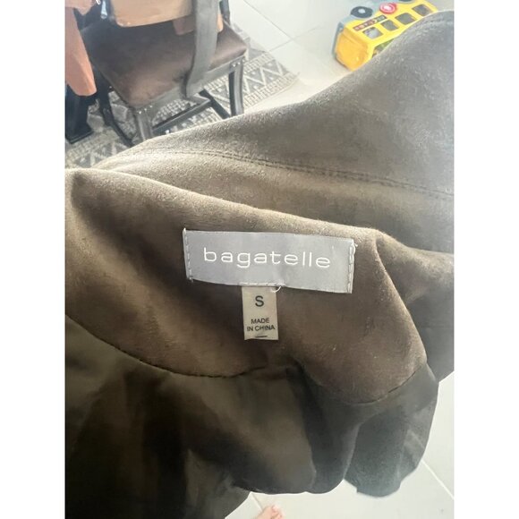 Bagatelle suede versatile olive green biker jacket SMALL - MEDIUM fit - Picture 8 of 8